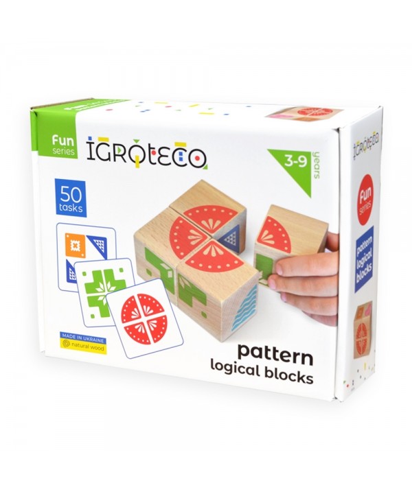 Igroteco loginės kaladėlės pagal paveikslėlį