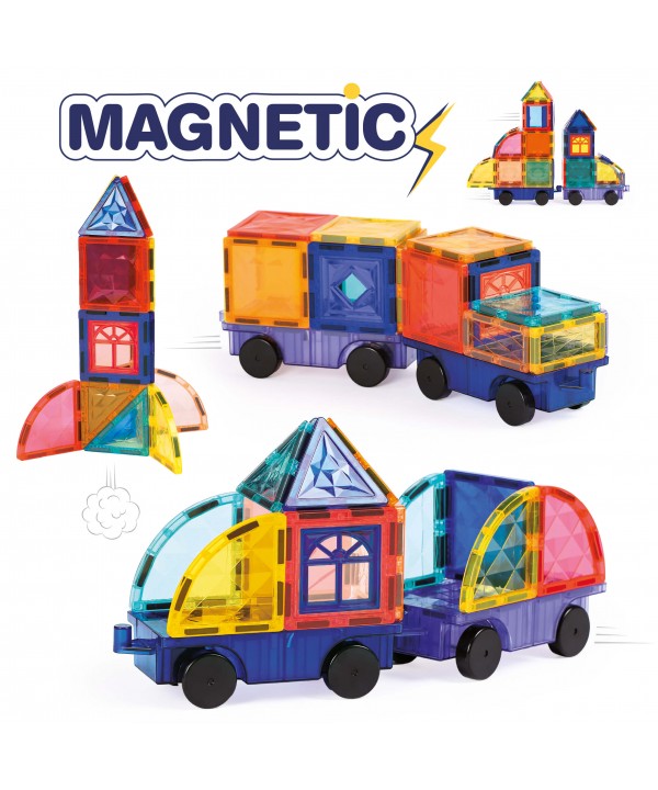 LUDI magnetinis konstruktorius su ratais