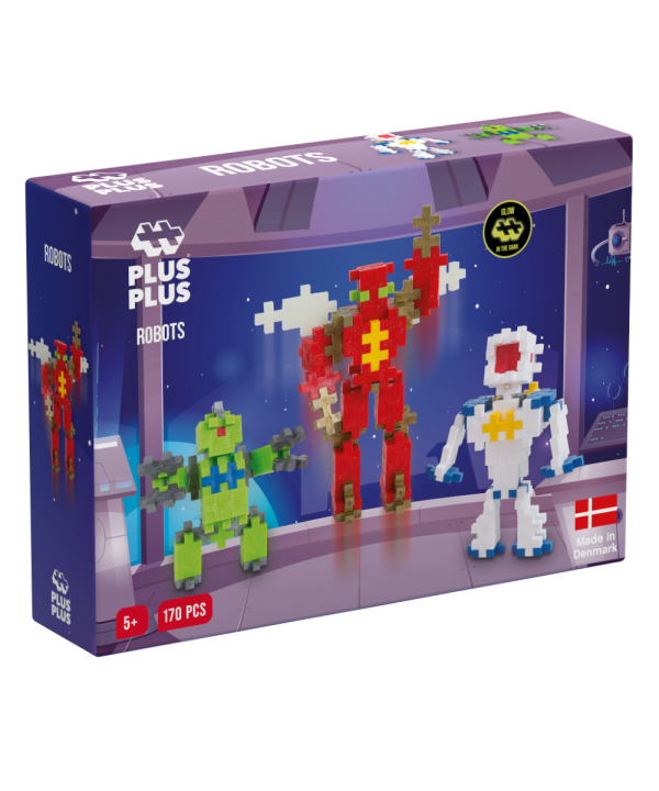 Plus Plus konstruktorius, Robotai, Mini neoninės 170