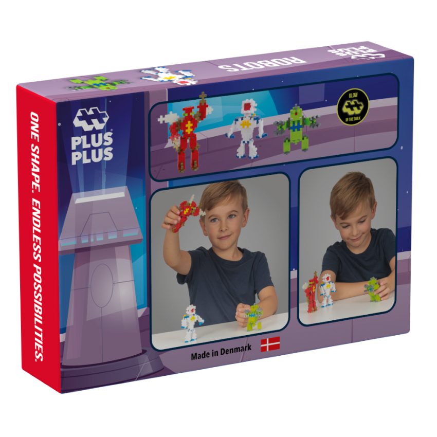 Plus Plus konstruktorius, Robotai, Mini neoninės 170