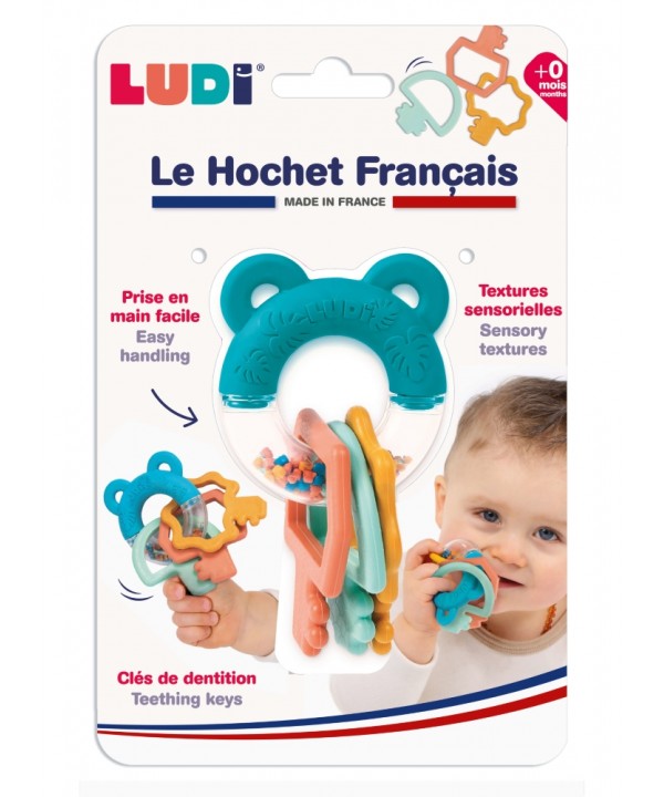 LUDI prancūziškas barškutis-kramtukas Raktai
