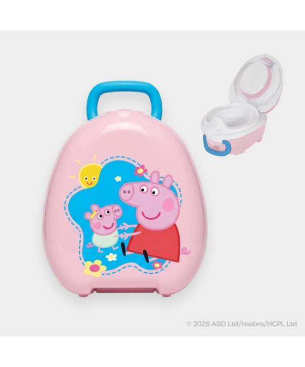 Mokomasis nešiojamas naktipuodis Peppa Pig, švelniai rausva