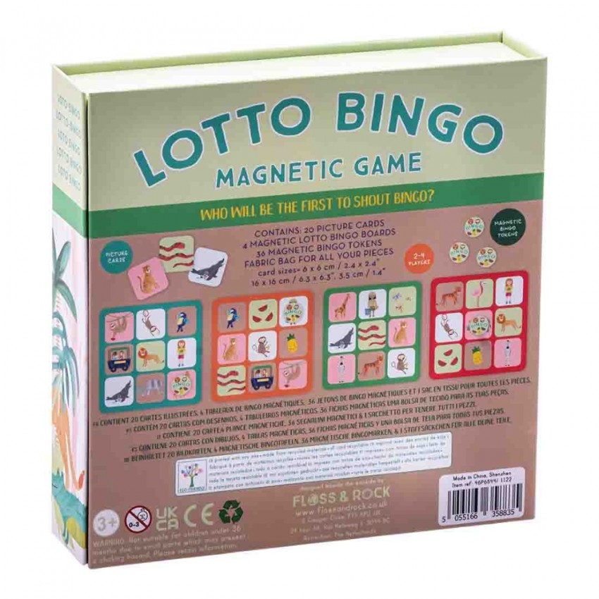 Magnetinis žaidimas bingo loto, Džiunglės
