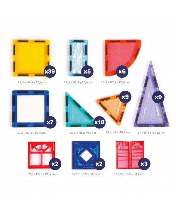 LUDI magnetinis konstruktorius XXL