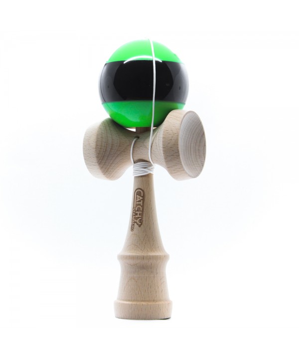 Kendama žaislas, medinis/žalias
