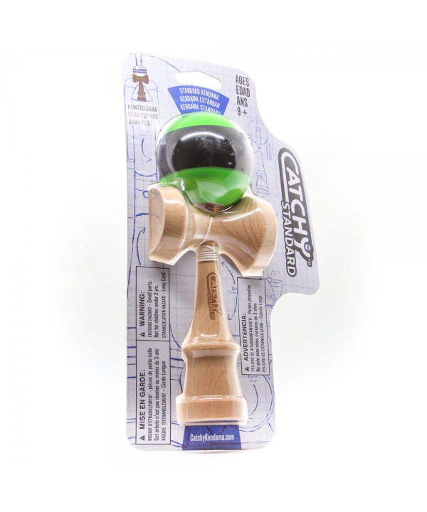 Kendama žaislas, medinis/žalias