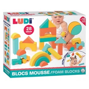LUDI putplasčio kaladėlės