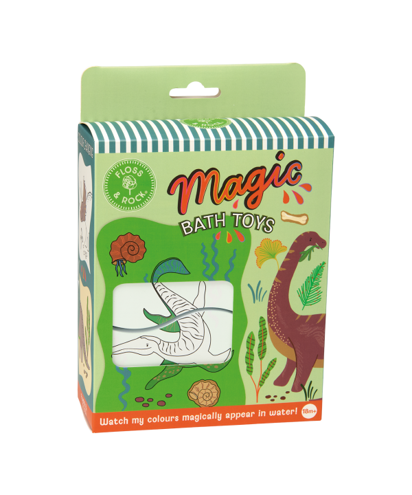 Magiškas maudymosi žaislas-dėlionė, Dinozauras