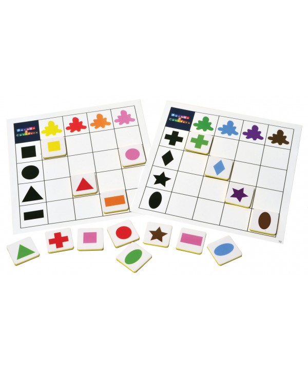 SEPP magnetinis žaidimas, Formos ir spalvos