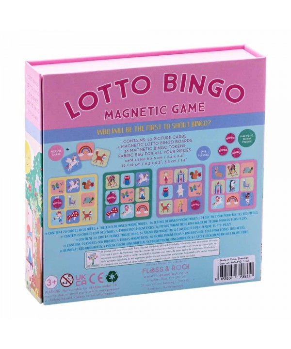 Magnetinis žaidimas bingo loto, Vaivorykštės fėja