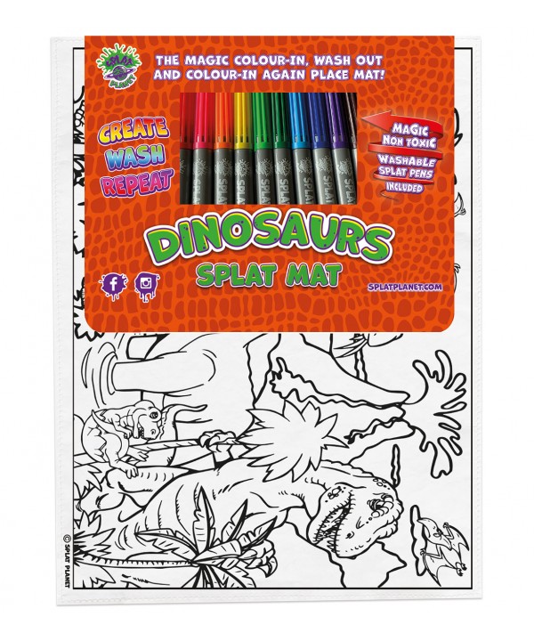 Spalvinimo kilimėlis DINOZAURAI