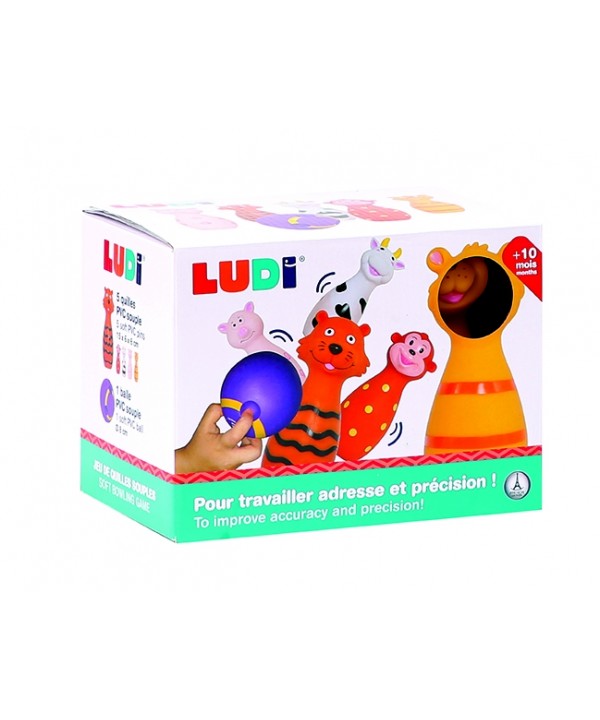 LUDI boulingo rinkinys, gyvūnai