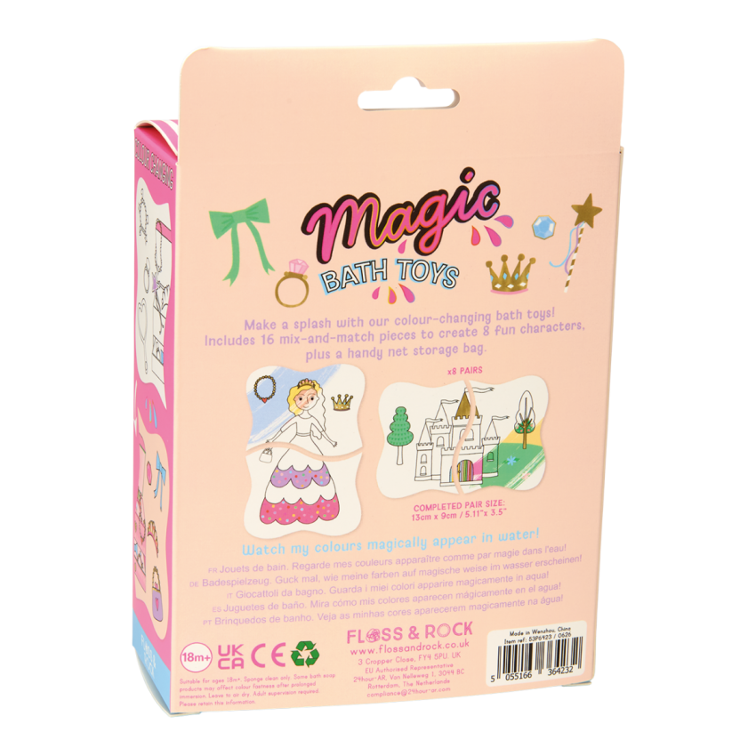 Magiškas maudymosi žaislas-dėlionė, Princesė