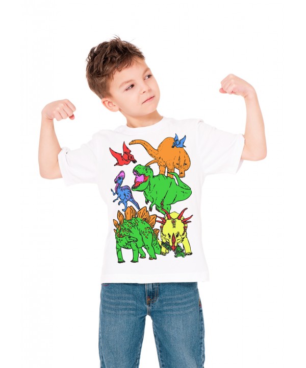 Splat Planet marškinėliai su flomasteriais, Dinozaurai
