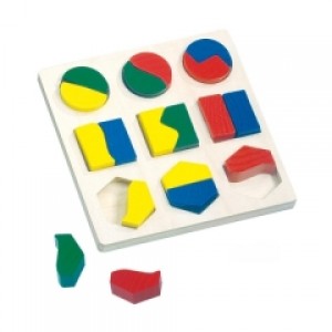 Medinė geometrinių formų dėlionė
