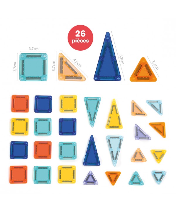 LUDI magnetinis konstruktorius Mini, kelioninis formatas