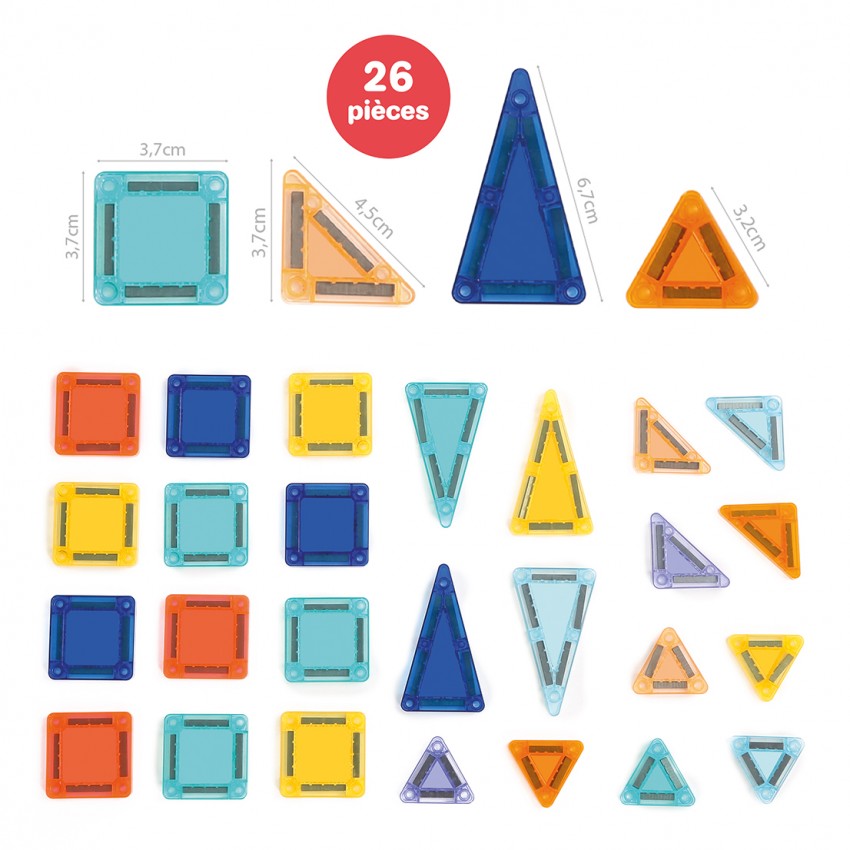 LUDI magnetinis konstruktorius Mini, kelioninis formatas