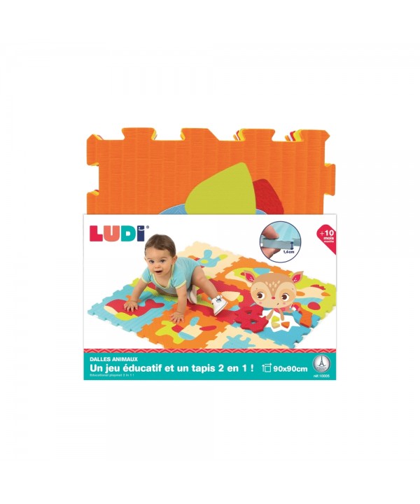 LUDI kilimėlis dėlionė, gyvūnai