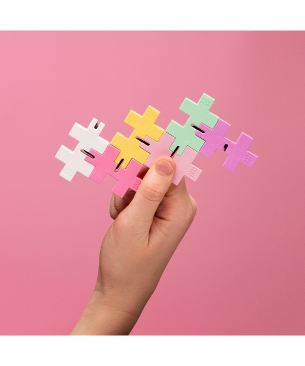 Plus Plus antistresinis žaislas, Hexel Bubblegum