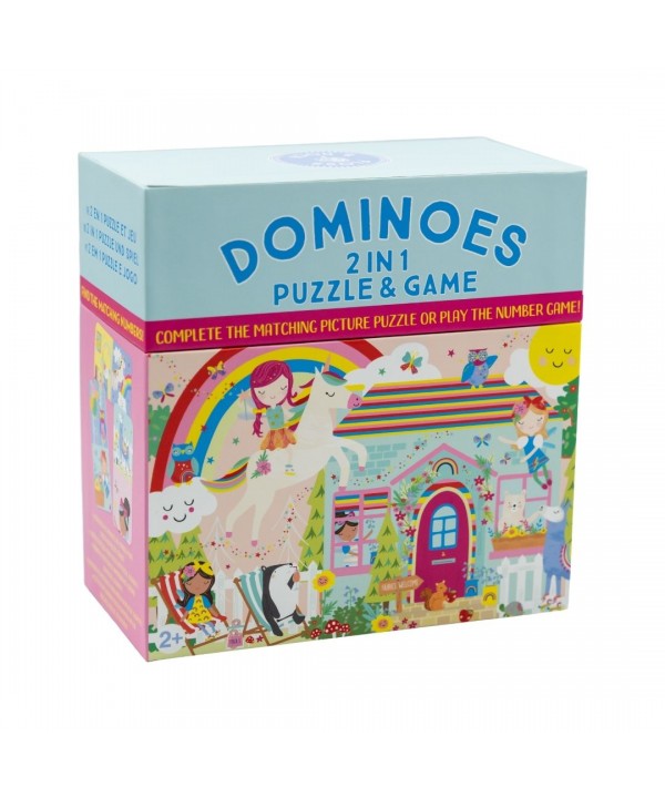 Žaidimas domino-dėlionė 2in1, Vaivorykštės fėja