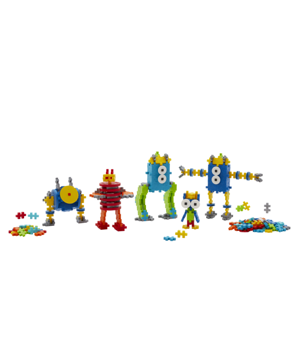 Plus Plus konstruktorius, Mokausi statyti robotus, 250 det.