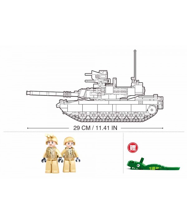 Sluban konstruktorius, M1A2 SEP v2 Abrams kovinis tankas 781 det.