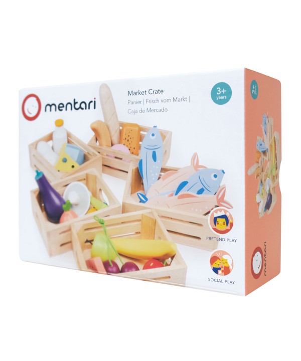 Mentari Pieno produktų dėžutė