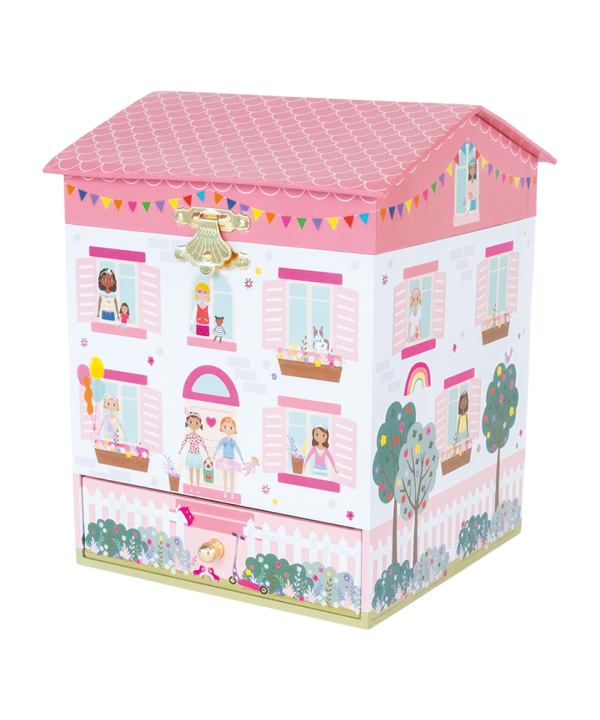 Muzikinė papuošalų dėžutė, Lėlių namelis