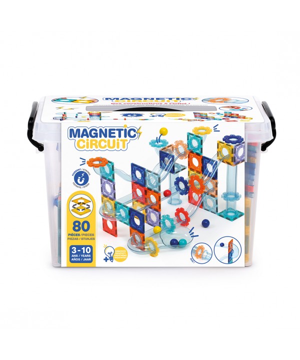 LUDI magnetinis konstruktorius Trasų sistema su kamuoliukais
