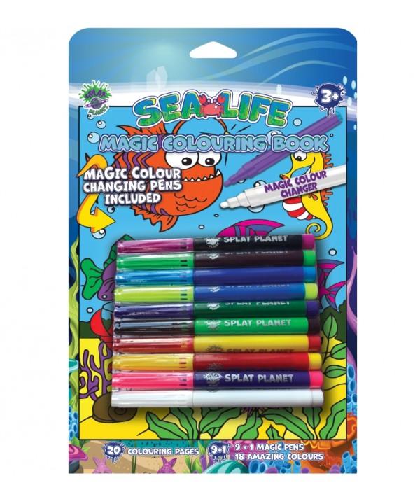 Splat Planet magiška spalvinimo knygelė JŪRA