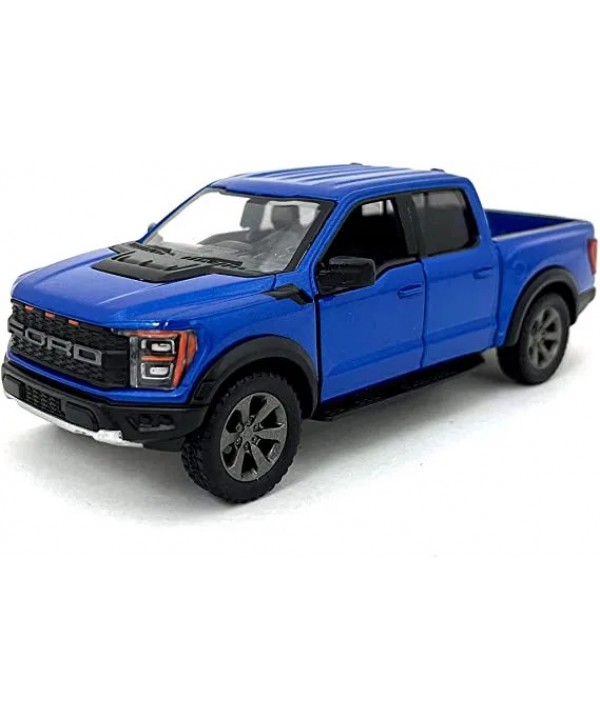 KiNSMART automobilis, 2022 Ford F-150 Raptor, mėlynas