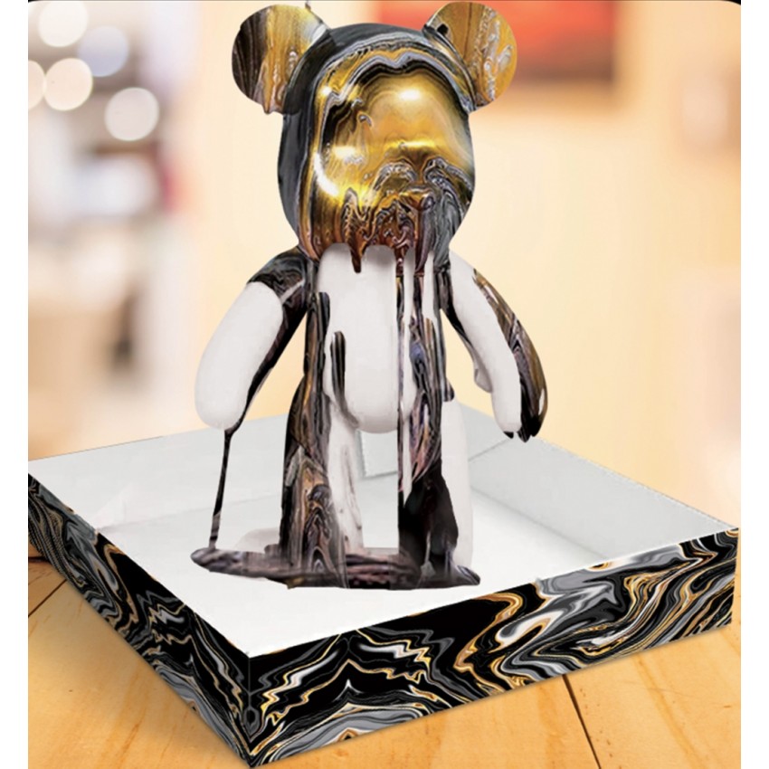 Splat Planet kūrybinis rinkinys Marble Bear, metalika