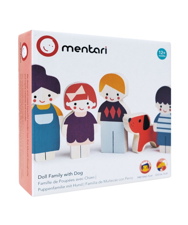 Mentari Lėlių šeimynėlė su šuniuku