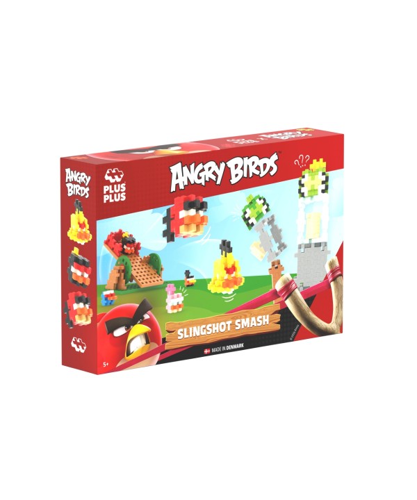 Plus Plus konstruktorius Angry Birds Katapultos smūgis
