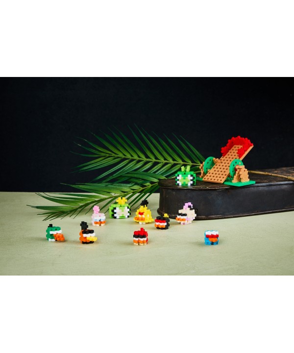 Plus Plus konstruktorius Angry Birds Katapultos smūgis