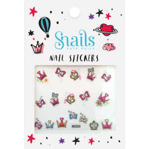 Snails nagų lipdukai Princesės