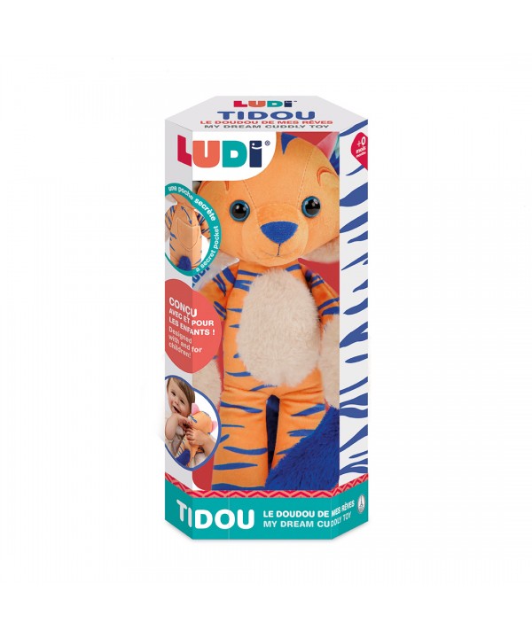 LUDI minkštas žaislas tigriukas Tidou