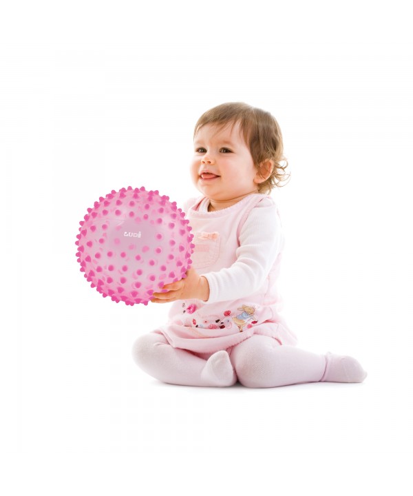 LUDI mankštos kamuolys, rožinis 20 cm