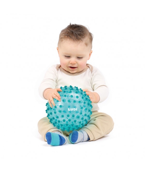 LUDI mankštos kamuolys, žalias, 20 cm