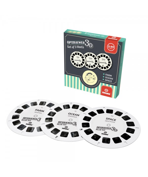 Svoora retro 3D akinių diskų papildymas B, 3 vnt.