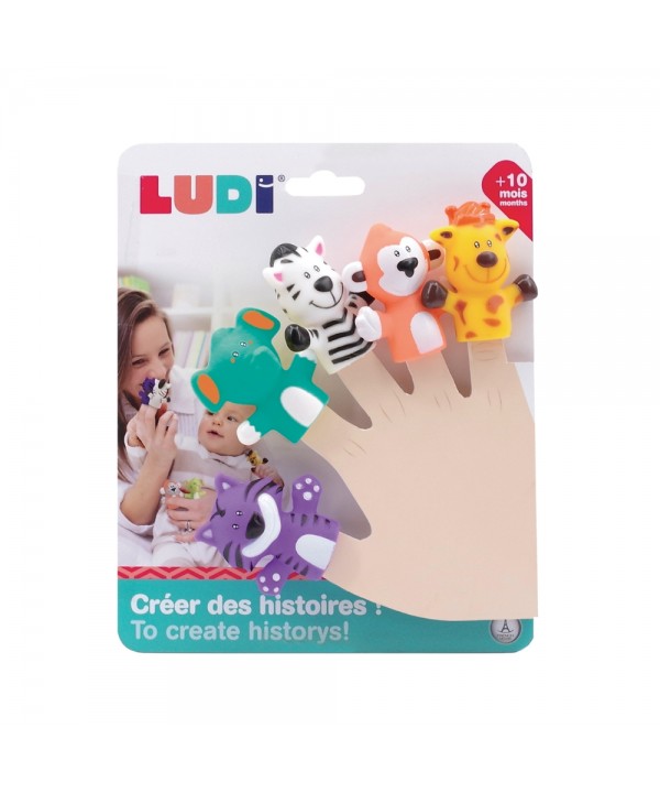 LUDI pirščiukų žaidimas, Safari gyvūnai