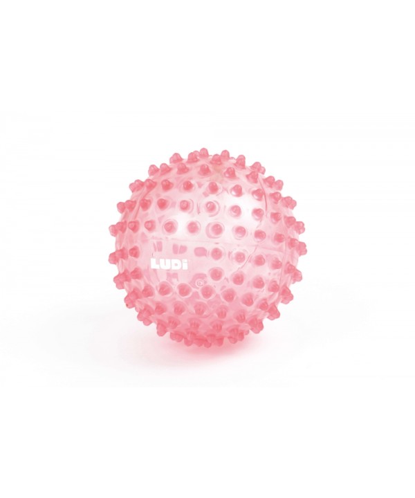 LUDI mankštos kamuolys, rožinis, 20 cm