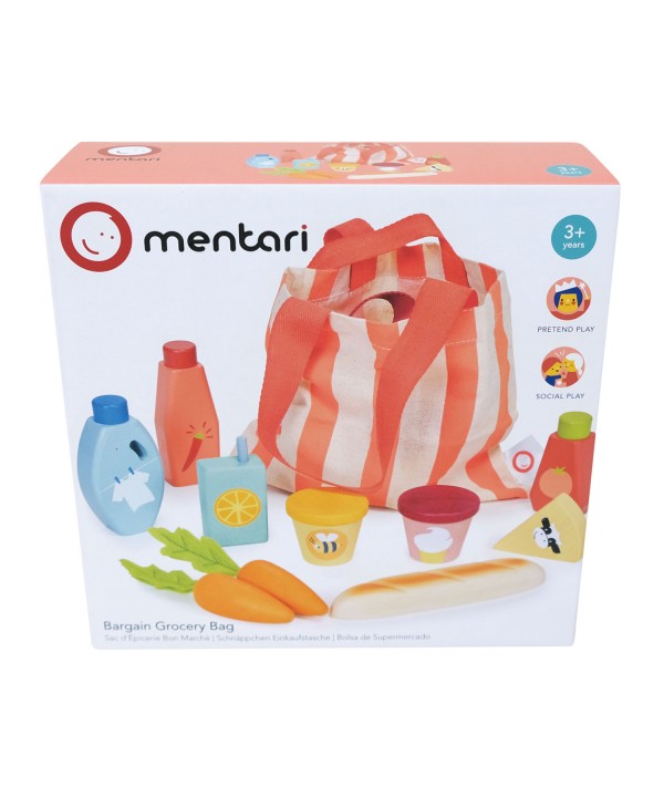 Mentari Pirkinių krepšys su maisto produktais
