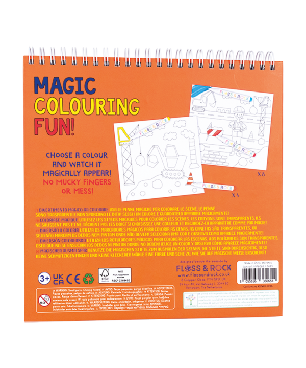 Spalvinimo rinkinys su stebuklingais flomasteriais, Statybos