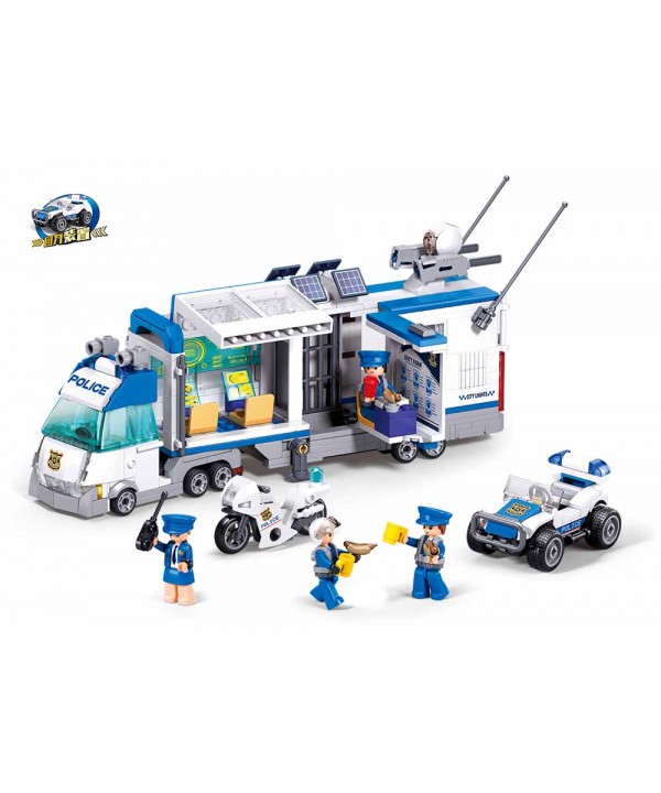 Sluban konstruktorius, specialus vadavimo policijos automoblis, 510 det.