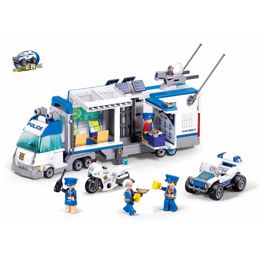 Sluban konstruktorius, specialus vadavimo policijos automoblis, 510 det.