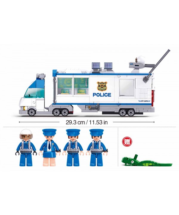 Sluban konstruktorius, specialus vadavimo policijos automoblis, 510 det.
