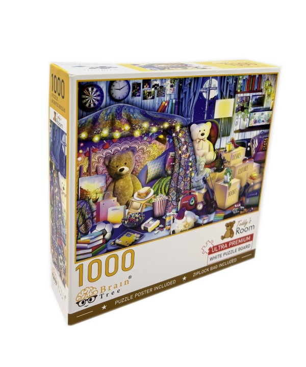 Brain Tree dėlionė, Meškiuko Tedžio kambarys, 1000 det.