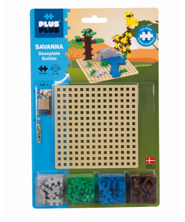 Plus Plus konstruktorius SAVANA + pagrindas
