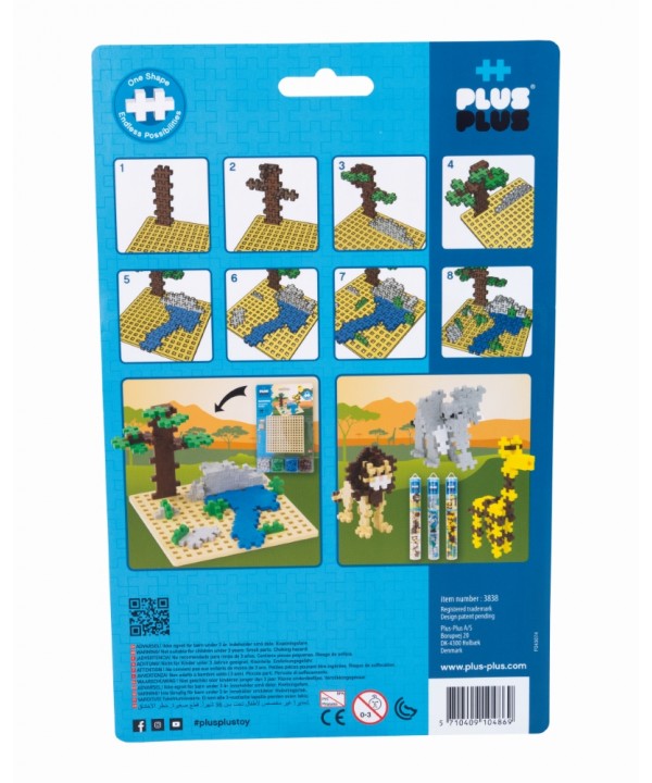 Plus Plus konstruktorius SAVANA + pagrindas